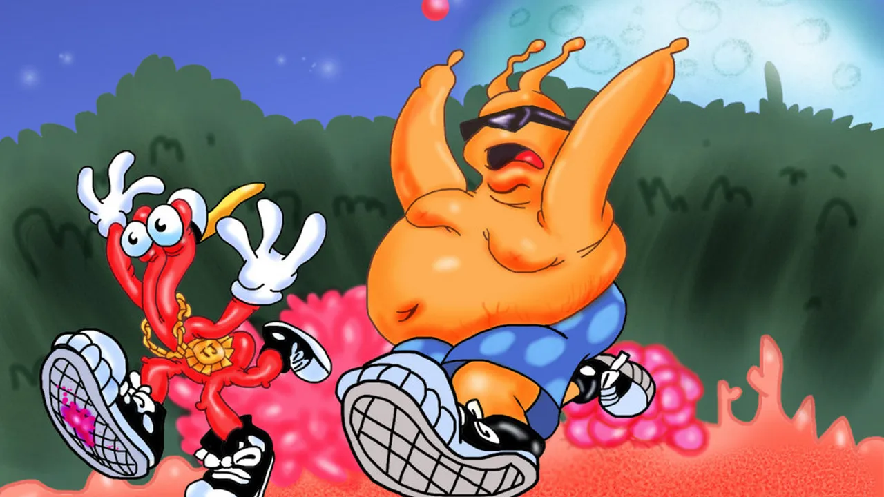 Backdrop artwork for ToeJam & Earl in Panic on Funkotron