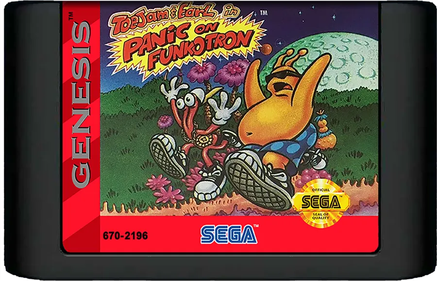 ToeJam & Earl in Panic on Funkotron cart