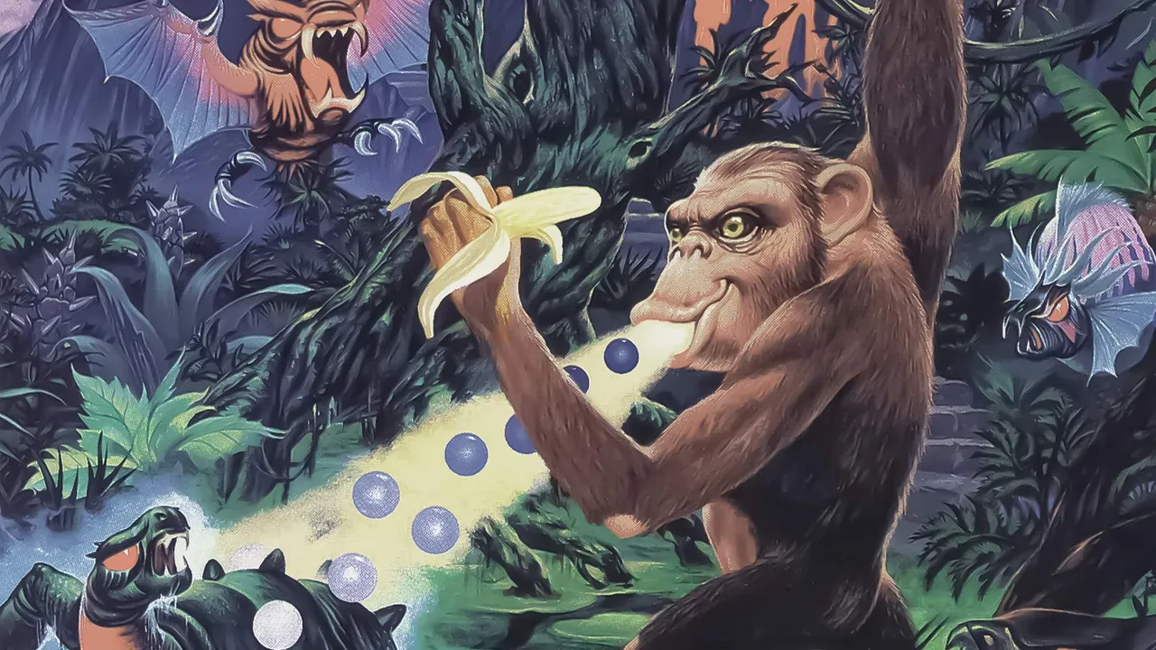 Backdrop artwork for Toki: Going Ape Spit
