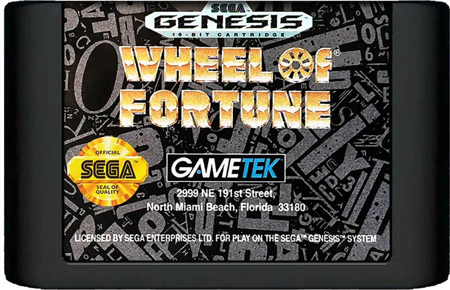 Wheel of Fortune cart