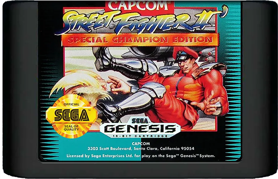 Street Fighter II': Special Champion Edition cart