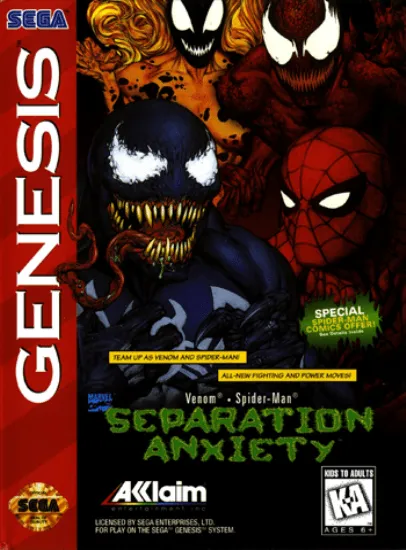 Venom • Spider-Man: Separation Anxiety box art