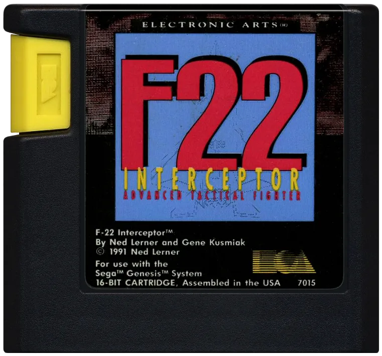 F-22 Interceptor: Advanced Tactical Fighter cart