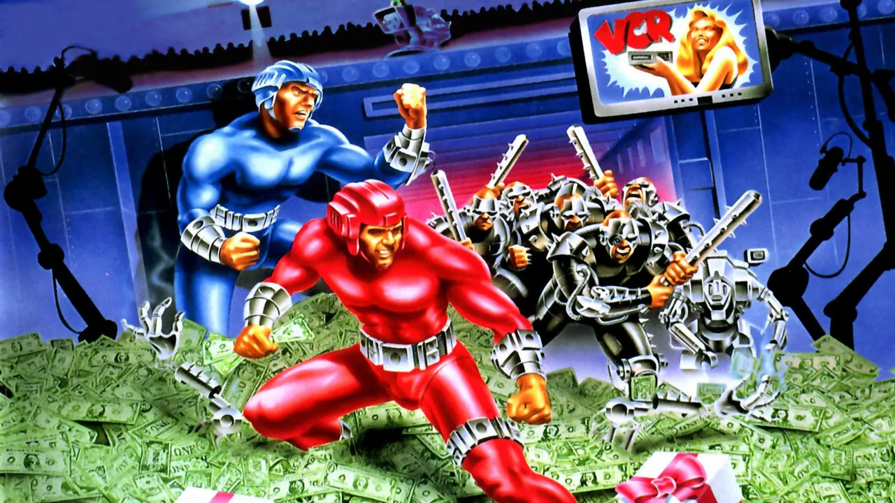 Backdrop artwork for Super Smash T.V.