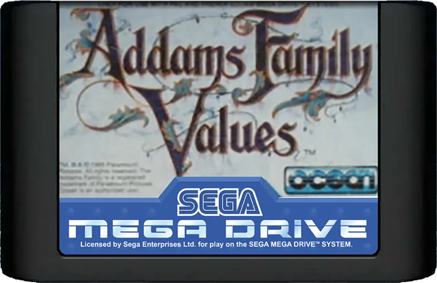 Addams Family Values cart