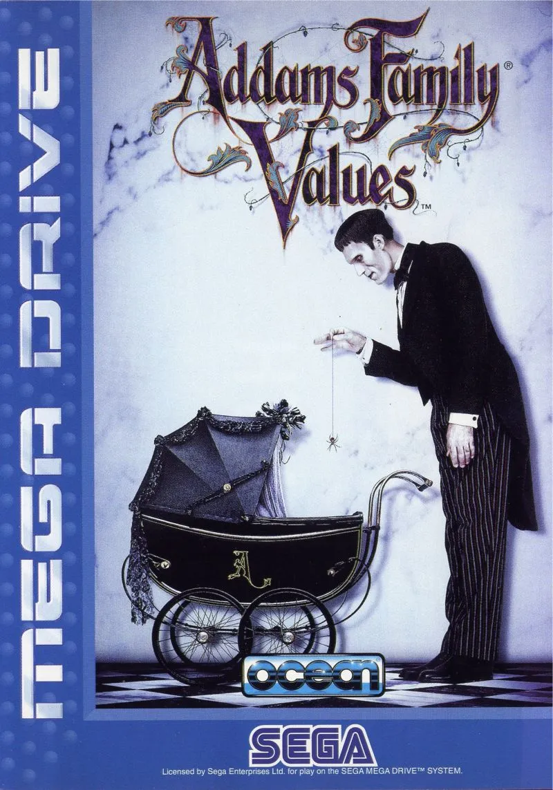 Addams Family Values box art