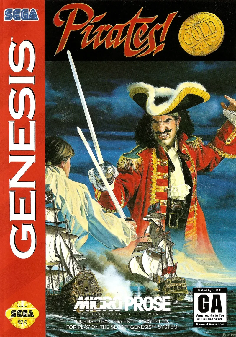 Pirates! Gold box art