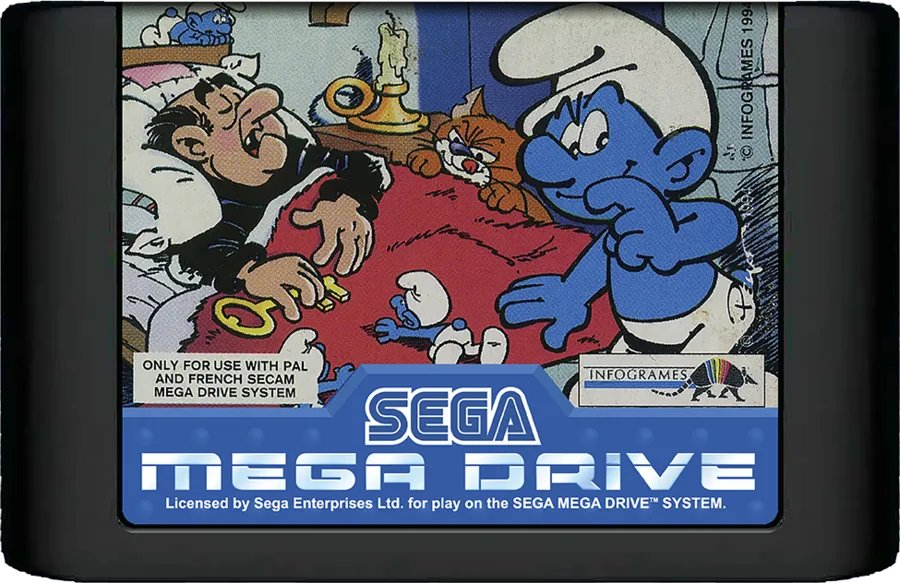 The Smurfs cart