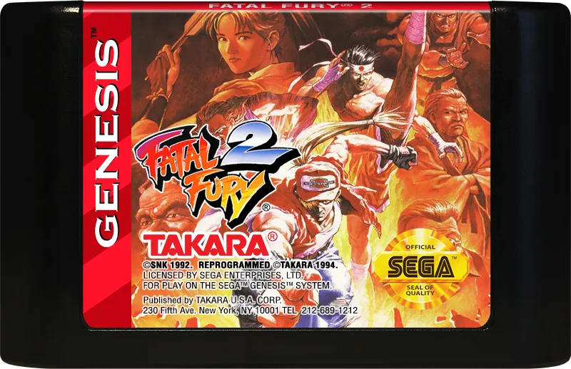 Fatal Fury 2 cart