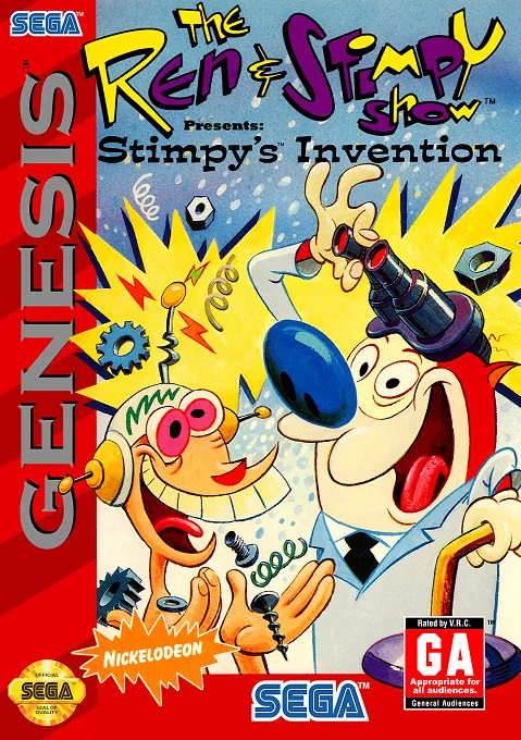 Backdrop artwork for Ren & Stimpy Show Presents, The - Stimpy's Invention