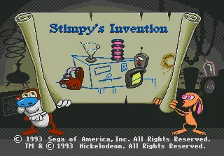 Ren & Stimpy Show Presents, The - Stimpy's Invention title screen