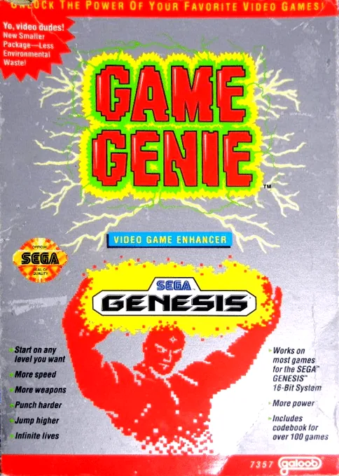 Backdrop artwork for Game Genie