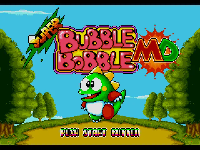 Super Bubble Bobble title screen
