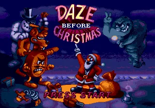 Daze Before Christmas title screen