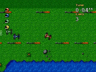 Micro Machines - Turbo Tournament 96 (Europe) (Rev 1) (J-Cart) screenshot