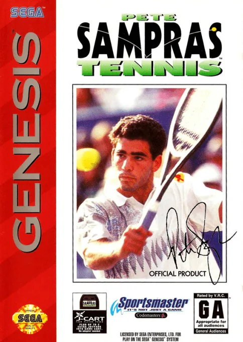 Backdrop artwork for Pete Sampras Tennis (Europe) (Rev 2) (MDSTEE13)