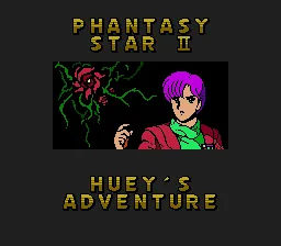 Phantasy Star II - Huey's Adventure (Japan) (Sega Game Toshokan) title screen
