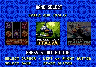 Mega Games 6 title screen