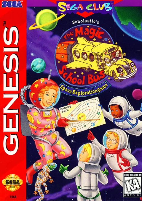 Magic School Bus, The - Space Exploration Game box art