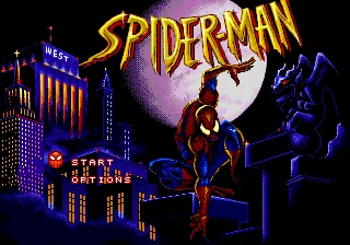 Spider-Man title screen