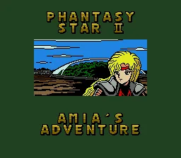Phantasy Star II - Amia's Adventure (Japan) (Sega Game Toshokan) title screen