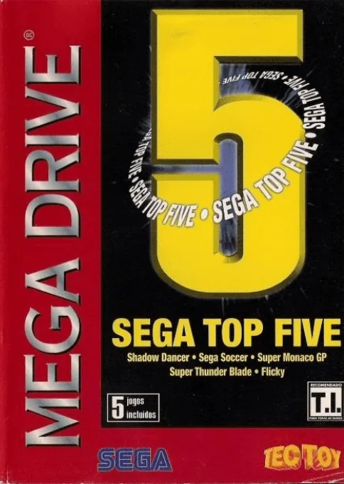 Backdrop artwork for Sega Top Five