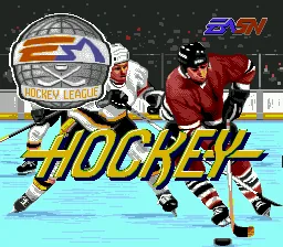 EA Hockey title screen