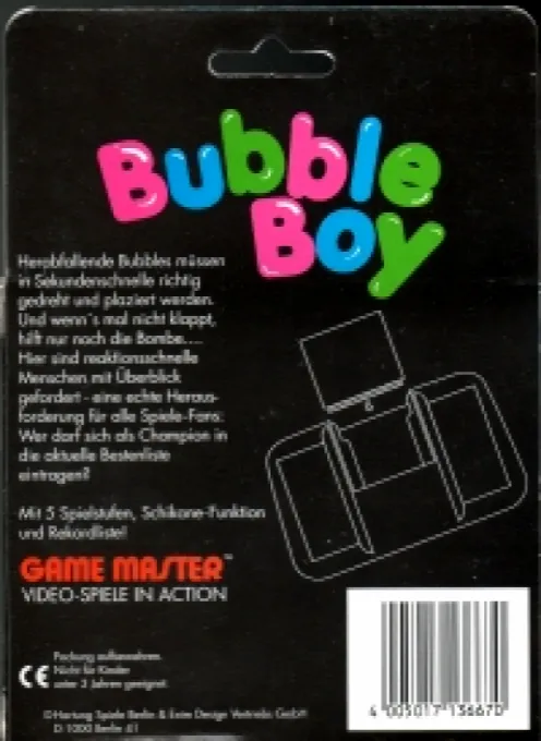 Bubble Boy box back