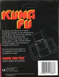 Kung Fu Challenge box back
