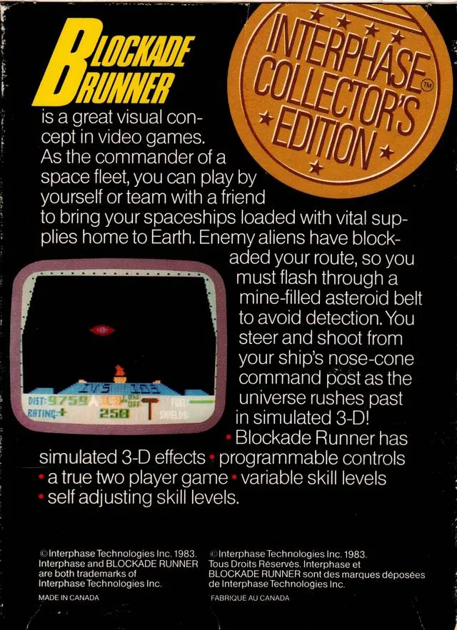 Blockade Runner box back