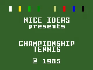 Championship Tennis screenshot