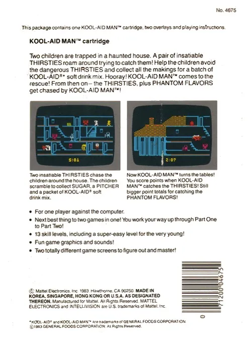Kool-Aid Man box back