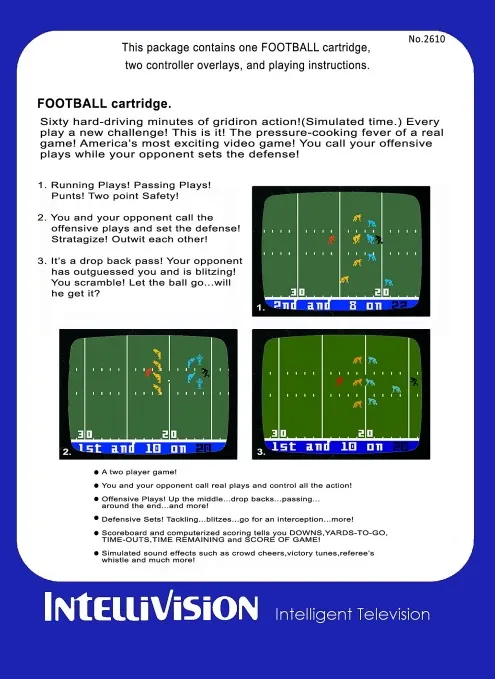 NFL Football box back