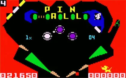Backdrop artwork for Pinball