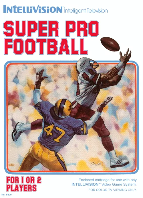 Super Pro Football box art
