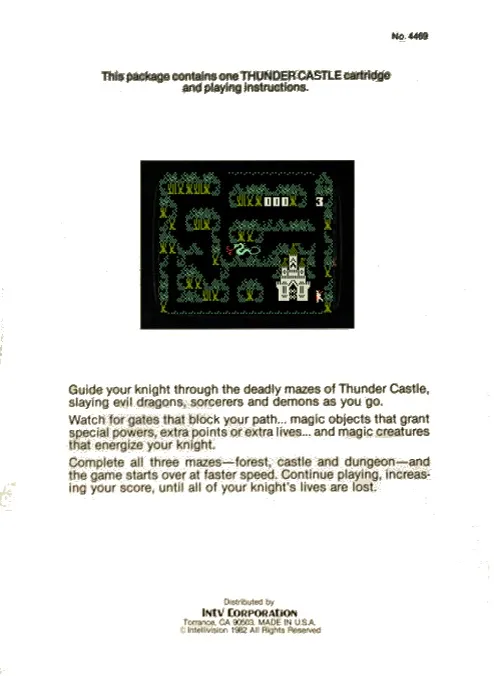 Thunder Castle box back