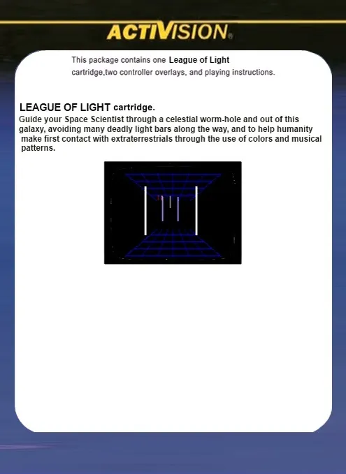 League of Light box back