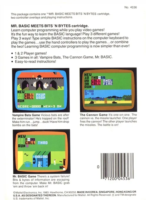 Mr. BASIC Meets Bits 'N Bytes box back