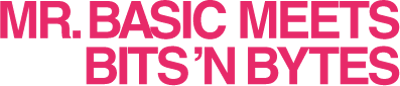 Mr. BASIC Meets Bits 'N Bytes logo