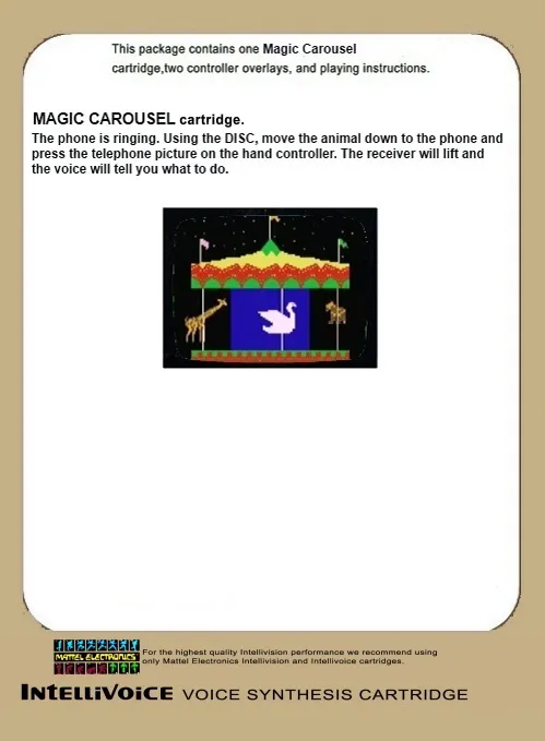 Magic Carousel box back
