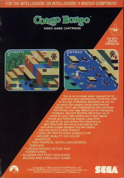 Congo Bongo box back