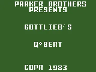 Q*bert screenshot