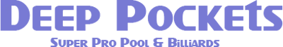 Deep Pockets: Super Pro Pool and Billiards logo