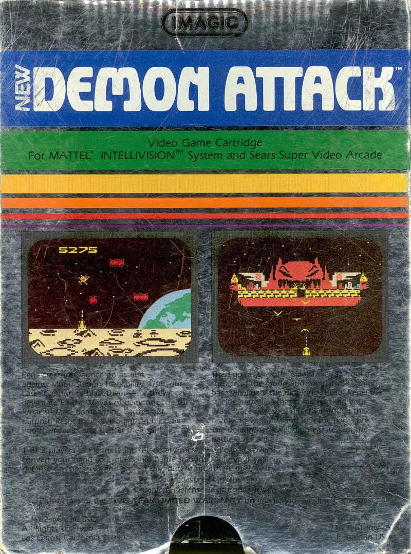 Demon Attack box back