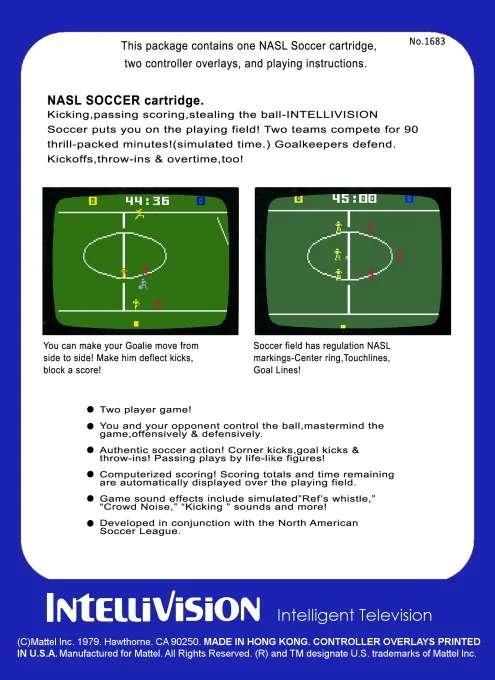 NASL Soccer box back