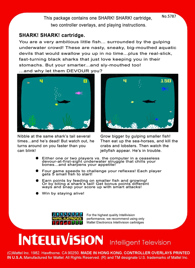 Shark! Shark! box back
