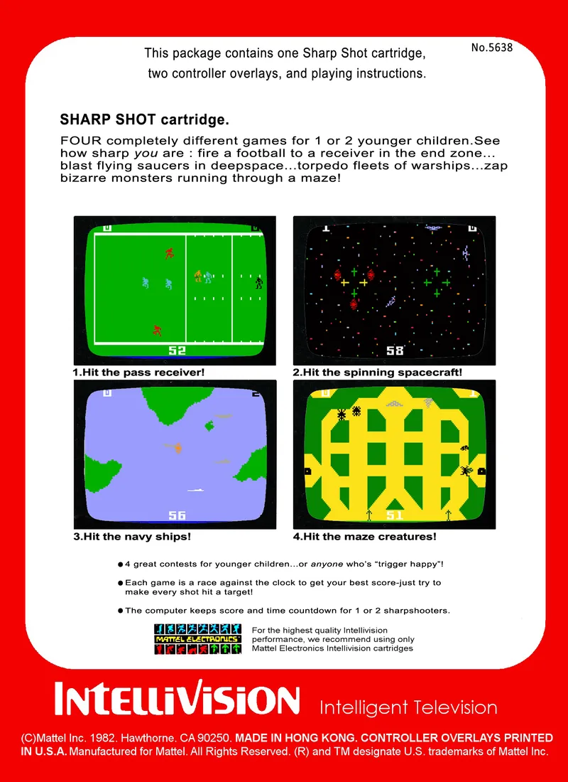 Sharp Shot box back