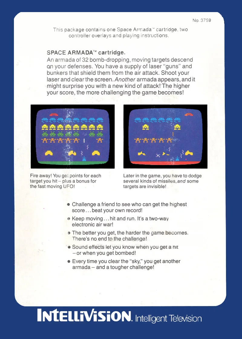 Space Armada box back