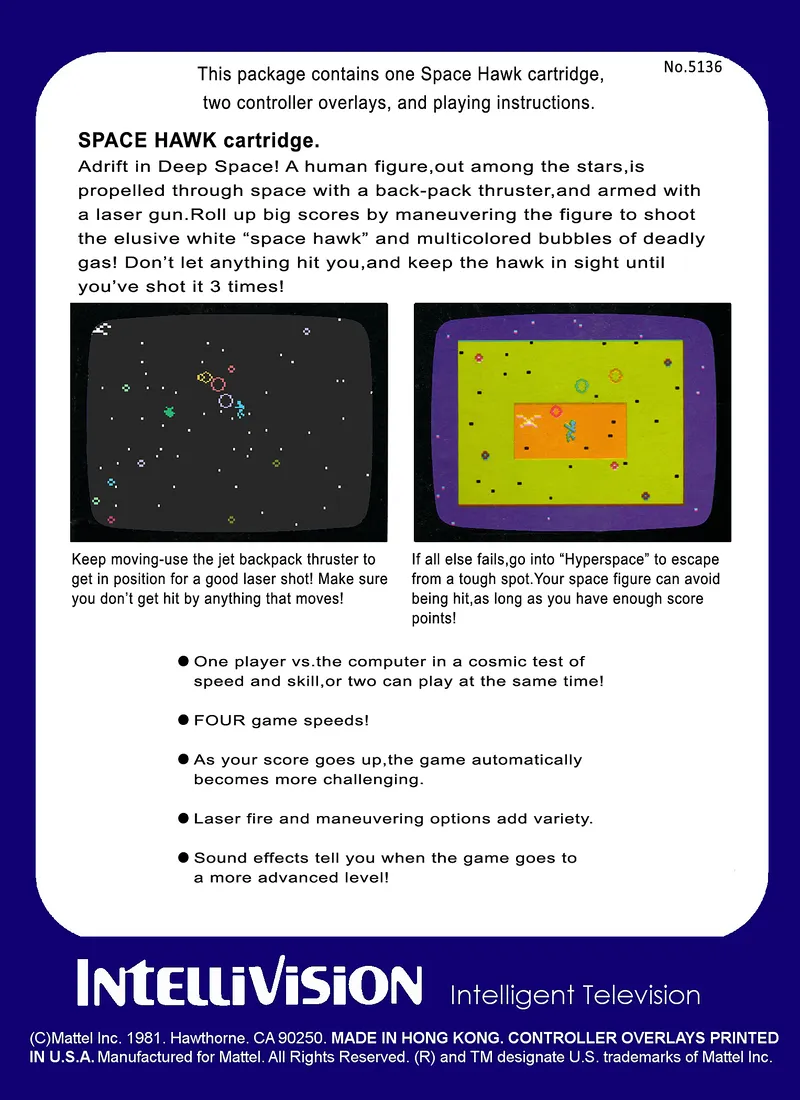 Space Hawk box back