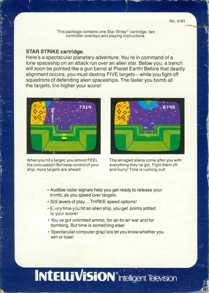 Star Strike box back